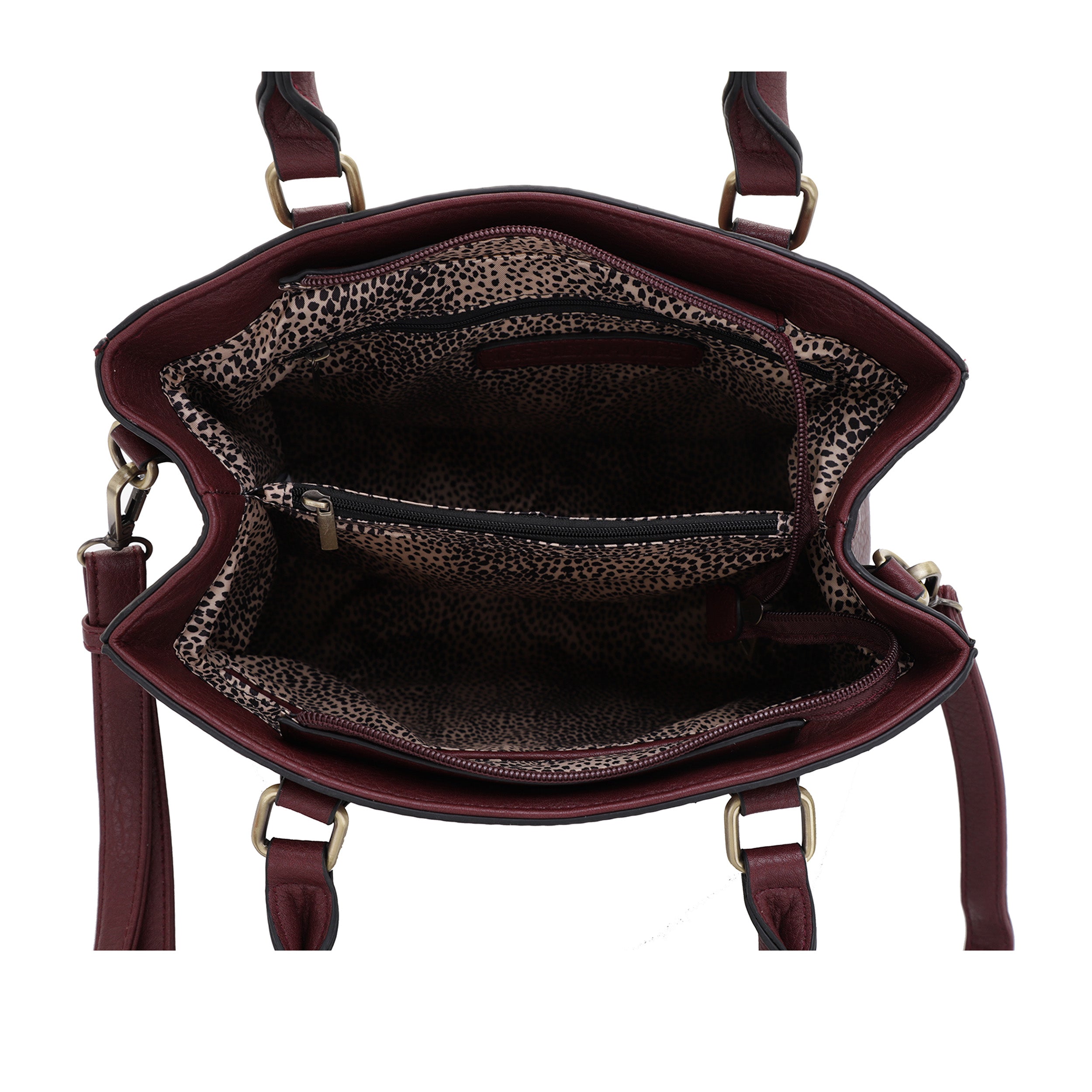 Lioness Concealed Carry Satchel Bag with Tassel