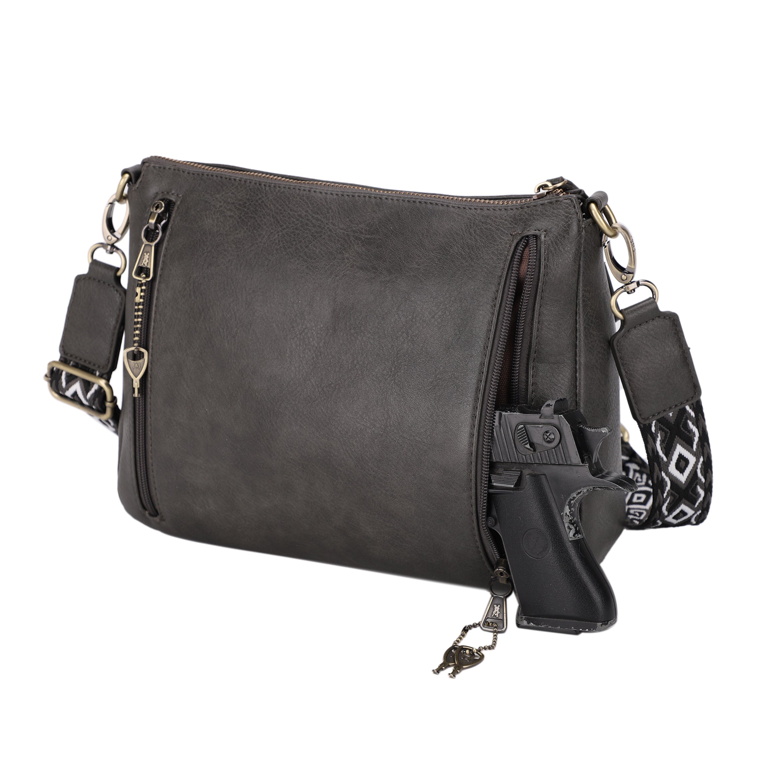 Hudson Concealed Carry Zip Crossbody Bag