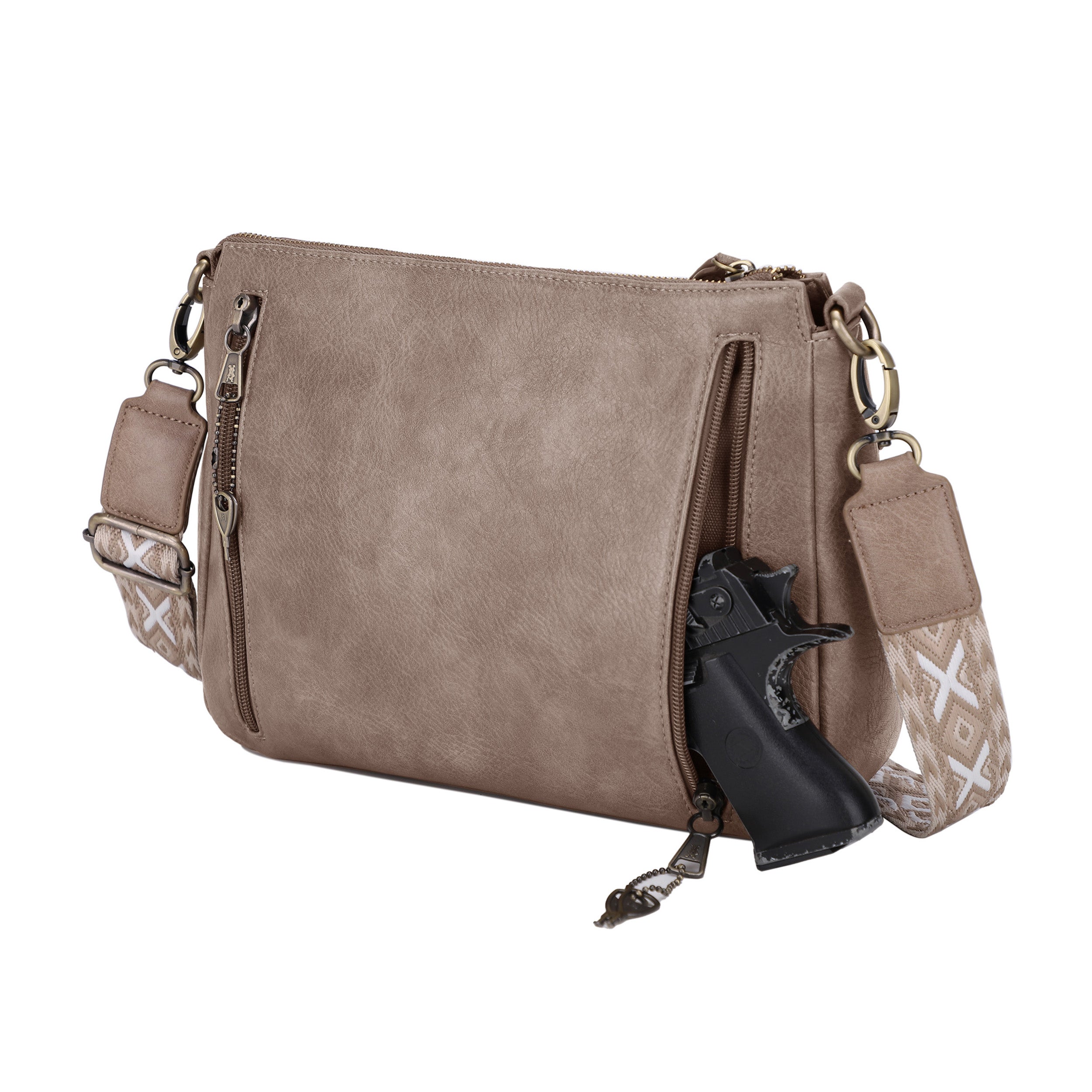 Hudson Concealed Carry Zip Crossbody Bag