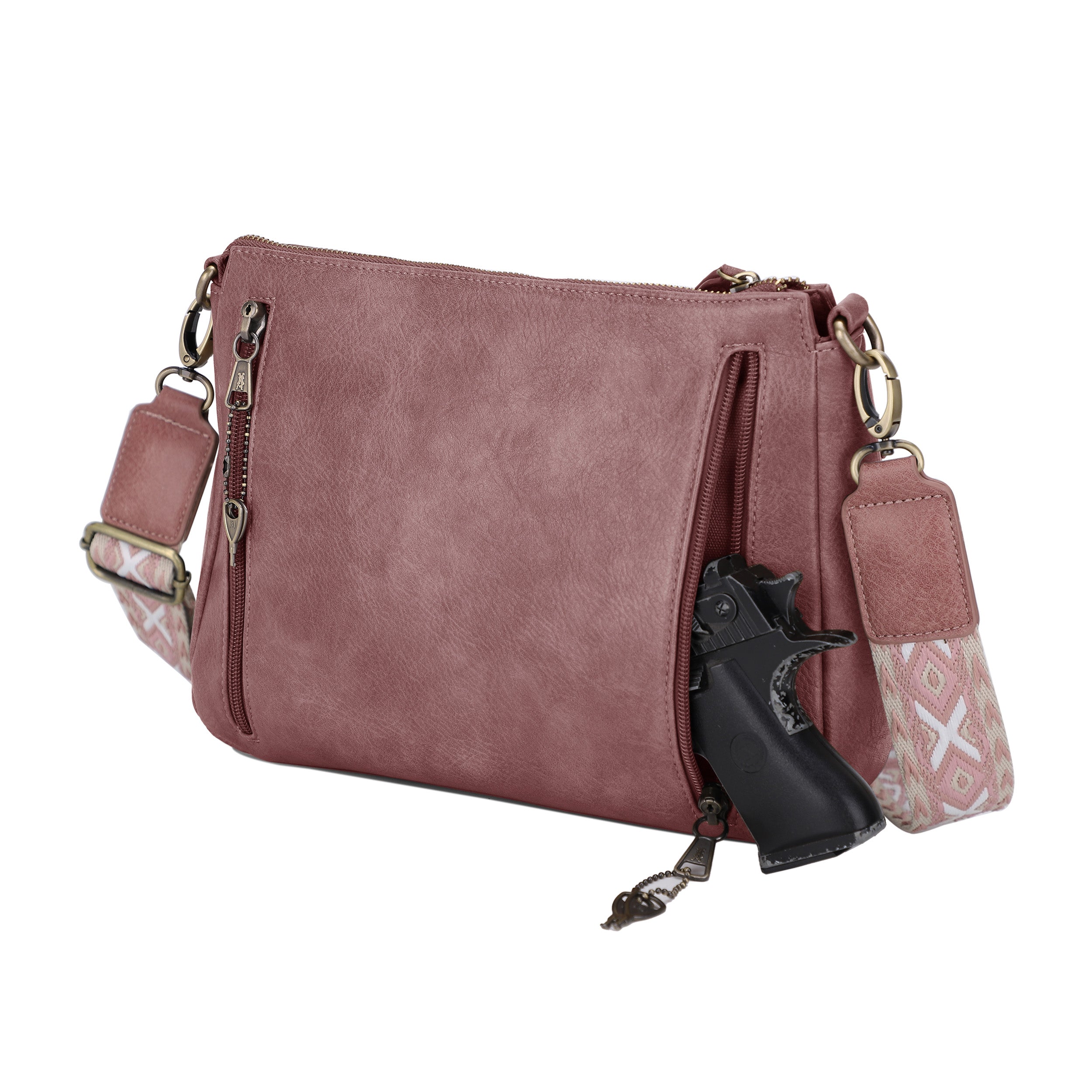 Hudson Concealed Carry Zip Crossbody Bag