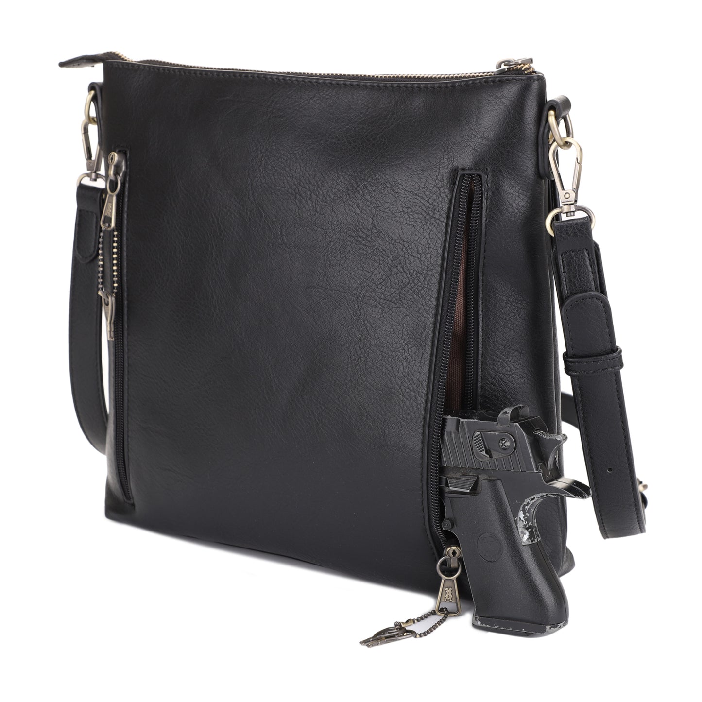 Southport Concealed Carry Lock and Key Crossbody