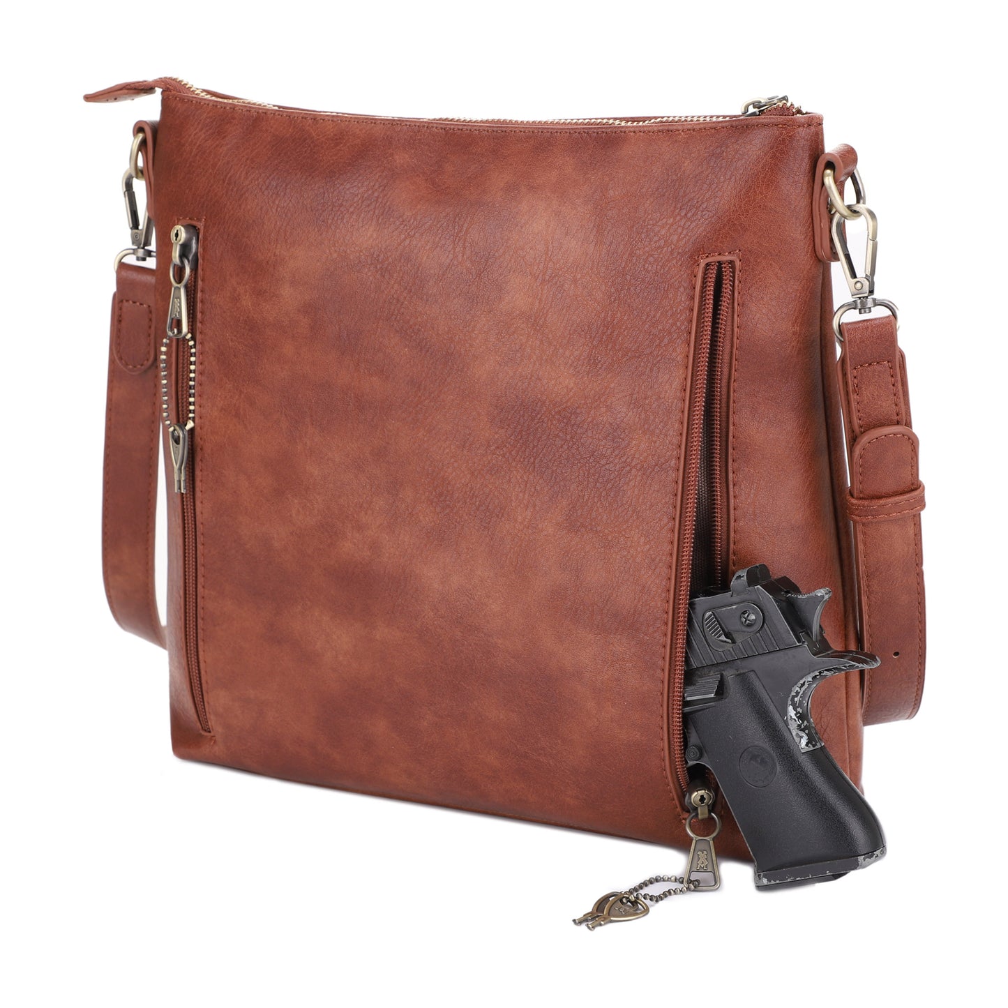 Southport Concealed Carry Lock and Key Crossbody