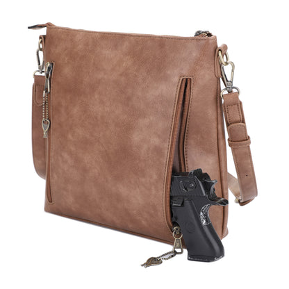 Southport Concealed Carry Lock and Key Crossbody