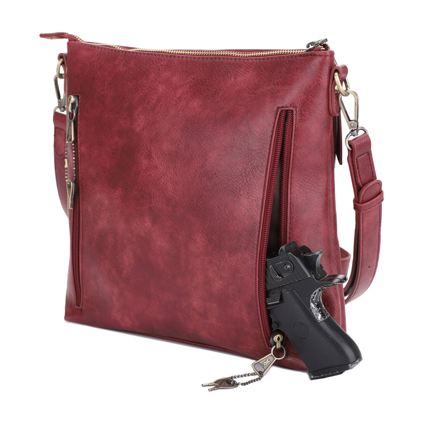 Southport Concealed Carry Lock and Key Crossbody