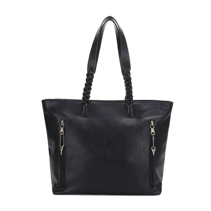 Helena Braided Handle Concealed Carry Tote Bag