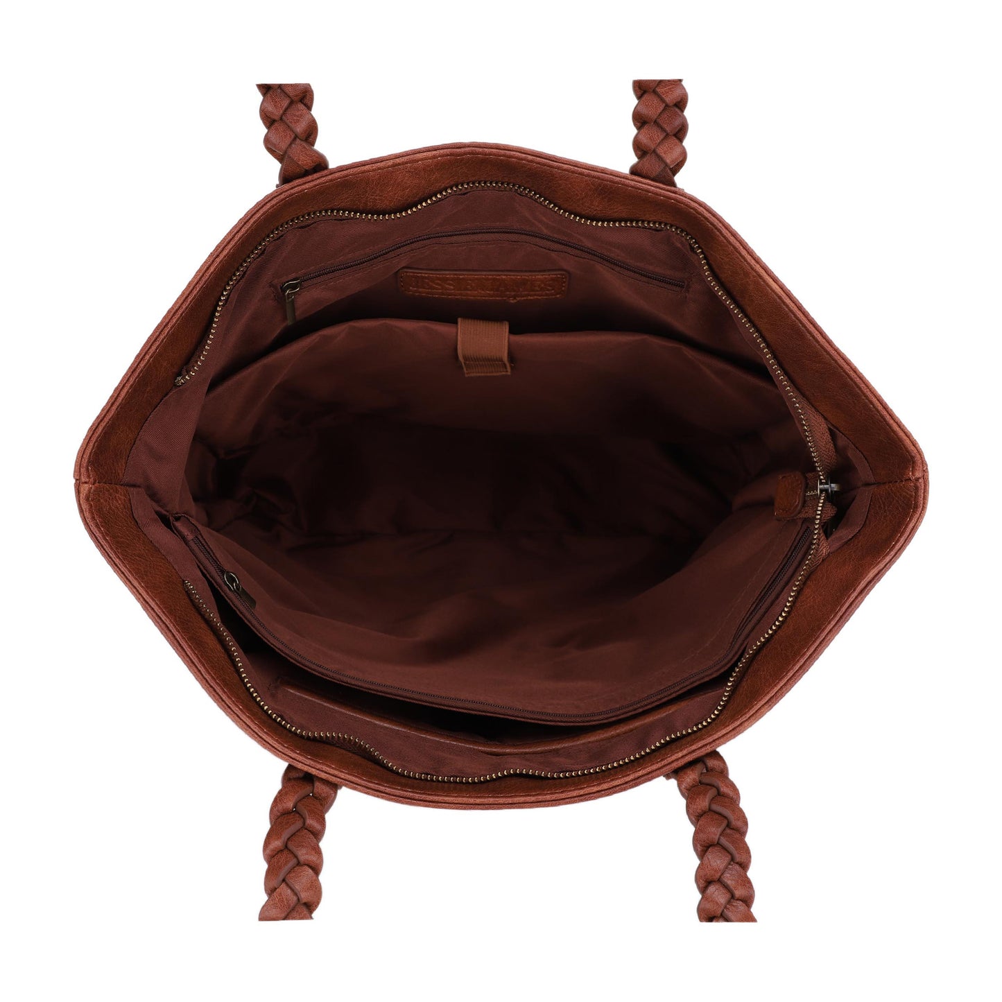Helena Braided Handle Concealed Carry Tote Bag