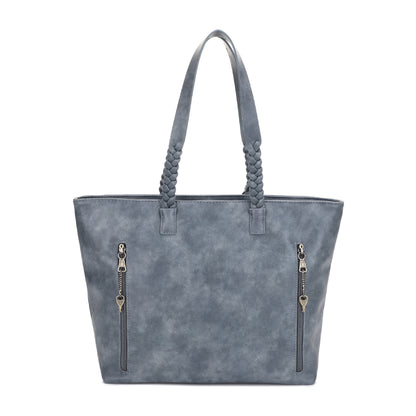 Helena Braided Handle Concealed Carry Tote Bag