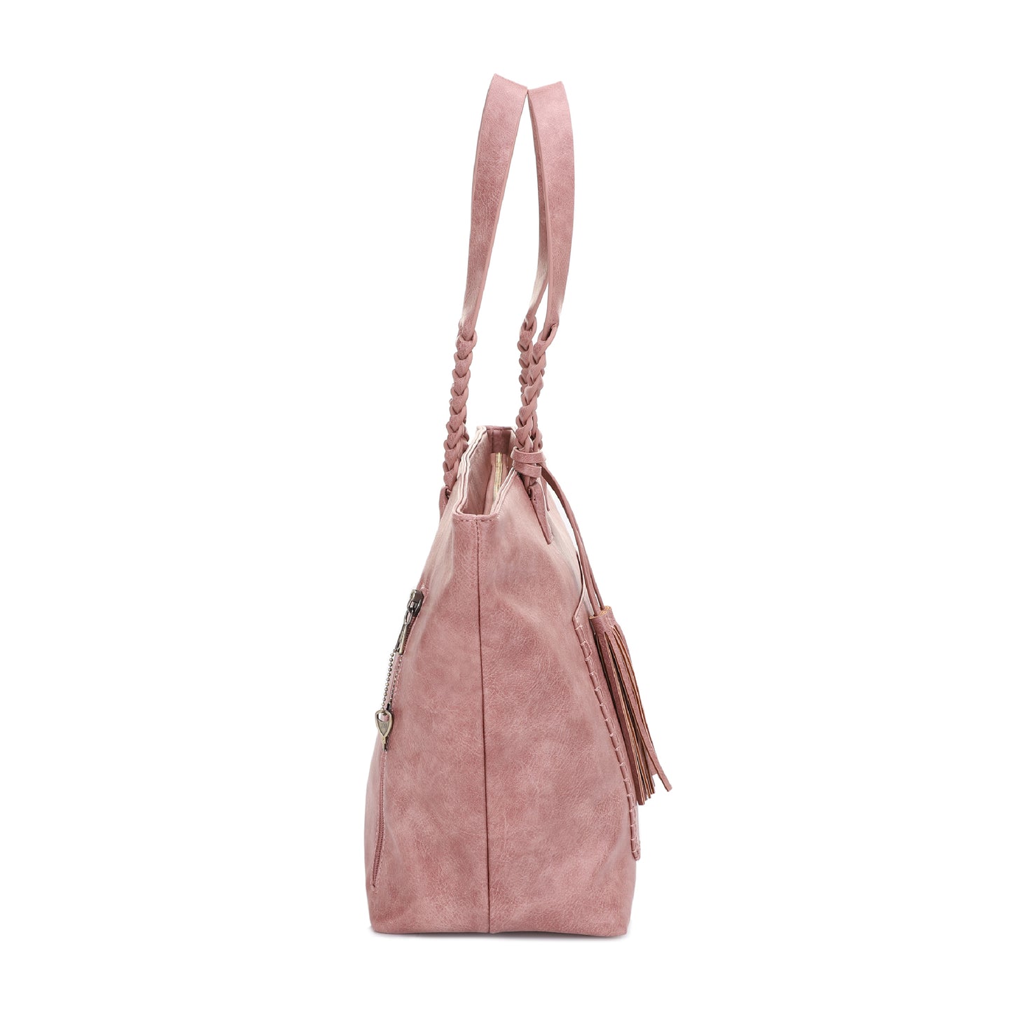 Helena Braided Handle Concealed Carry Tote Bag