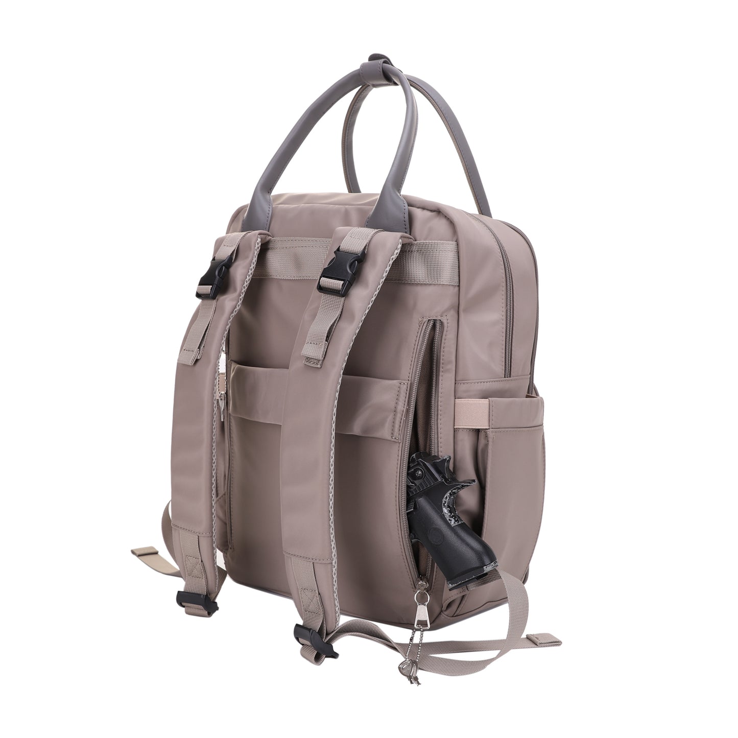 BeBe Nylon Diaper Bag with Concealed Carry Function