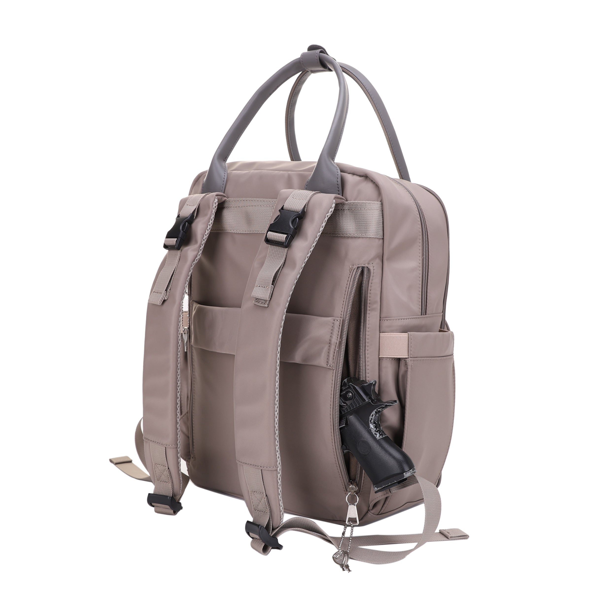 BeBe Nylon Diaper Bag with Concealed Carry Function