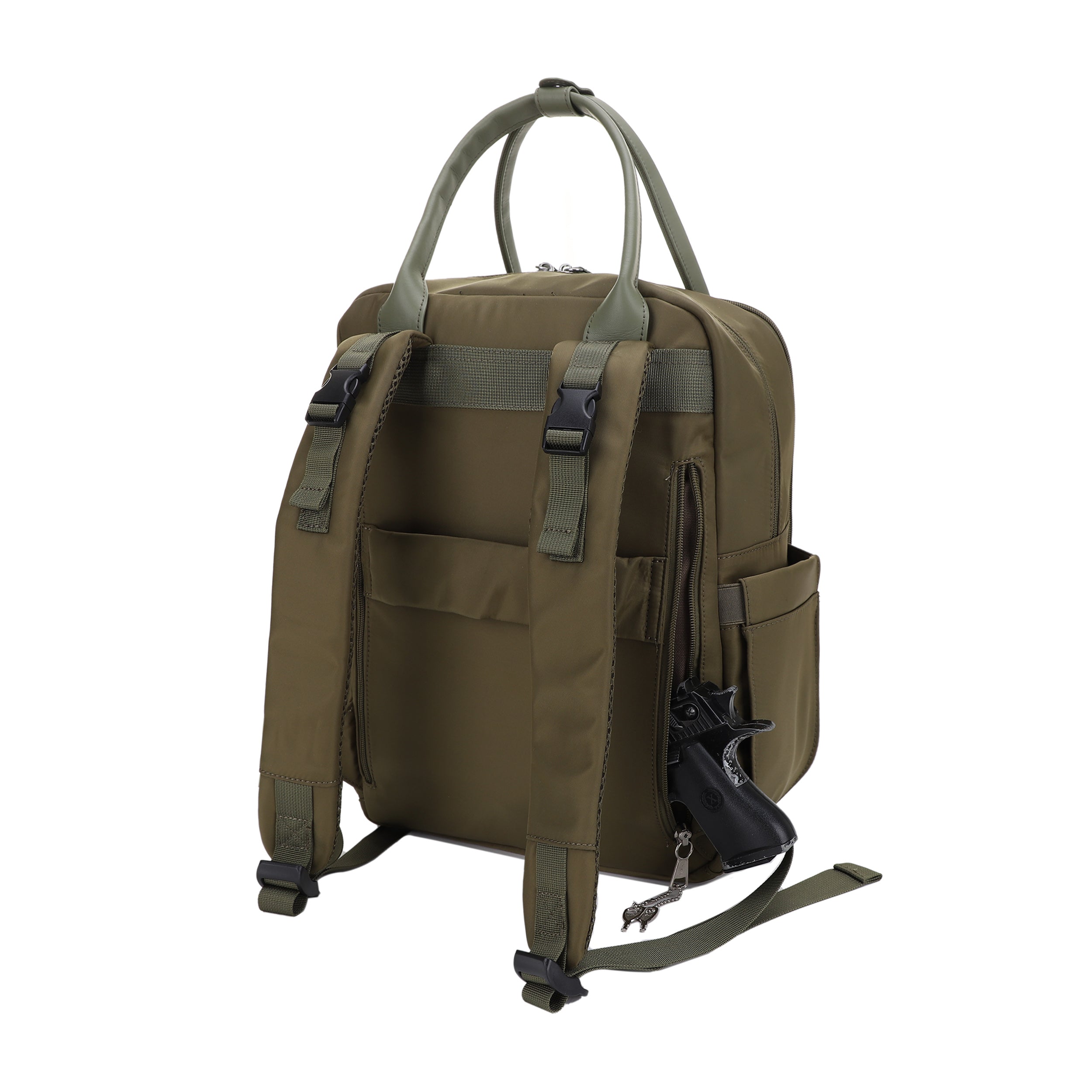 BeBe Nylon Diaper Bag with Concealed Carry Function