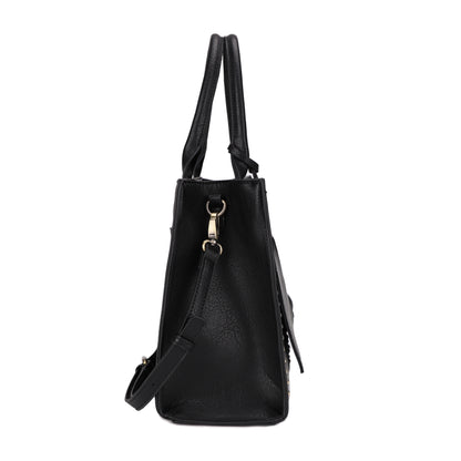 Kate Concealed Carry Lock and Key Satchel with Coin Pouch