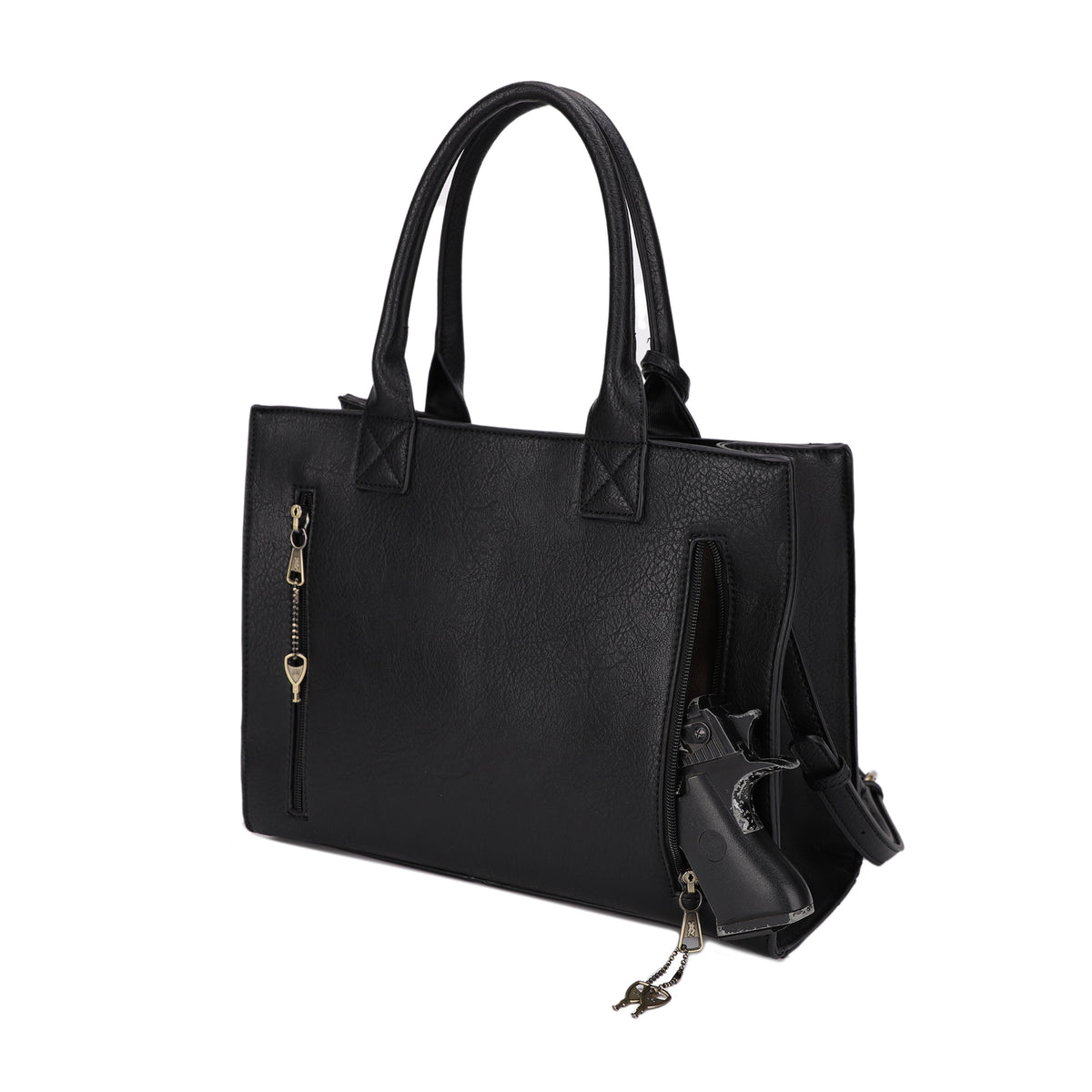 Kate Concealed Carry Lock and Key Satchel Set