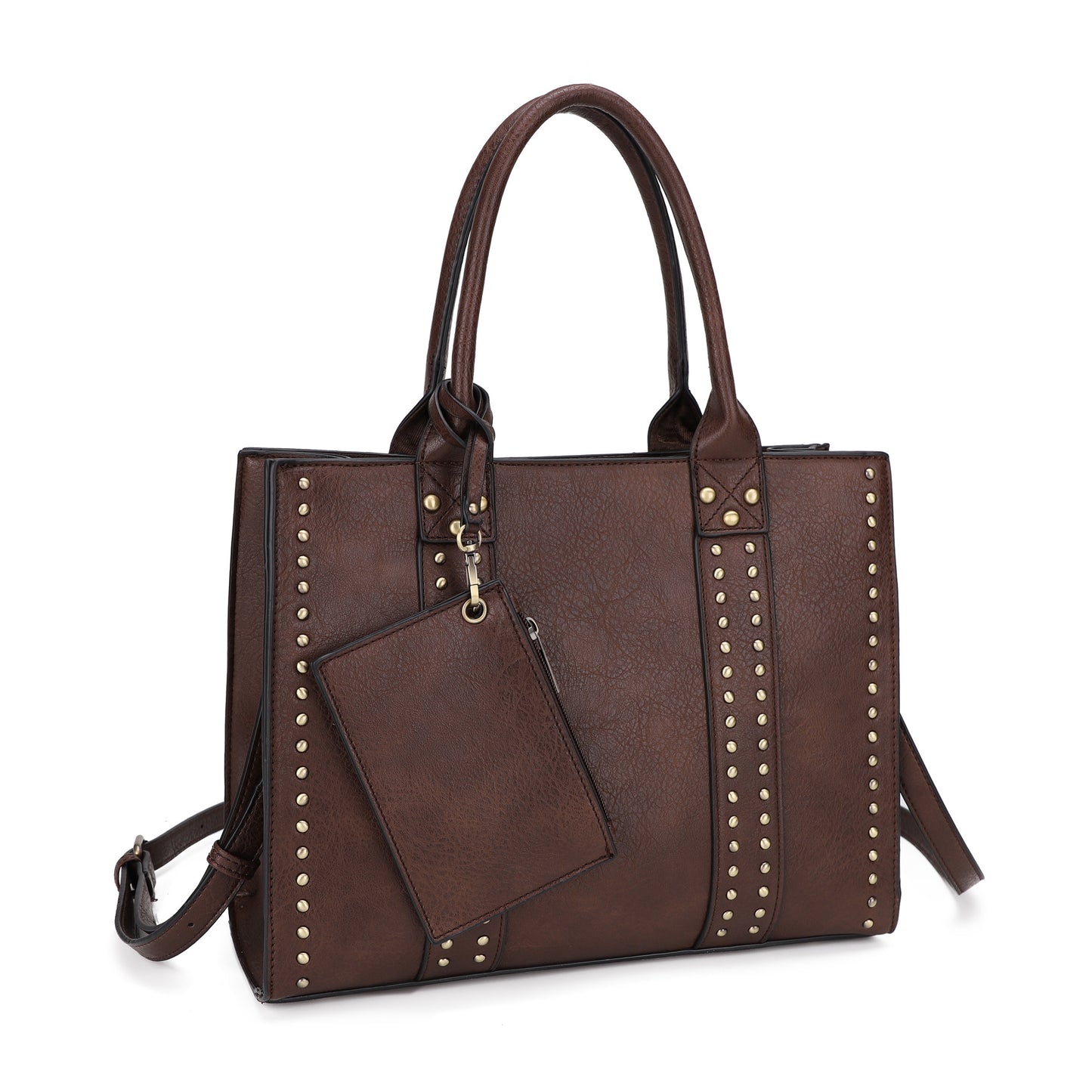 Kate Concealed Carry Lock and Key Satchel with Coin Pouch