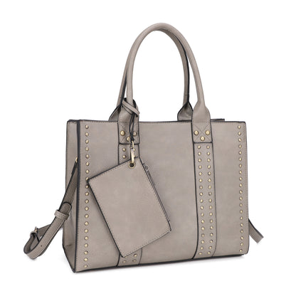 Kate Concealed Carry Lock and Key Satchel with Coin Pouch