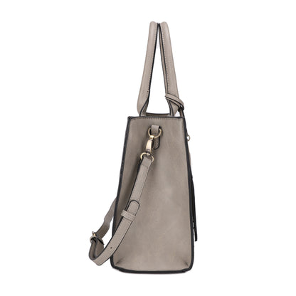 Kate Concealed Carry Lock and Key Satchel with Coin Pouch