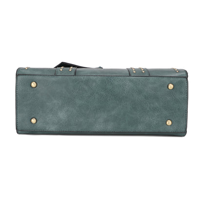 Kate Concealed Carry Lock and Key Satchel with Coin Pouch