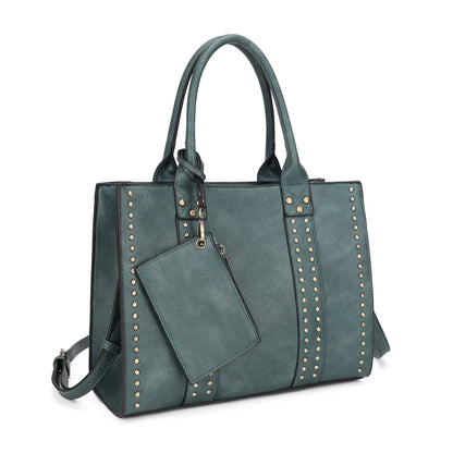 Kate Concealed Carry Lock and Key Satchel with Coin Pouch