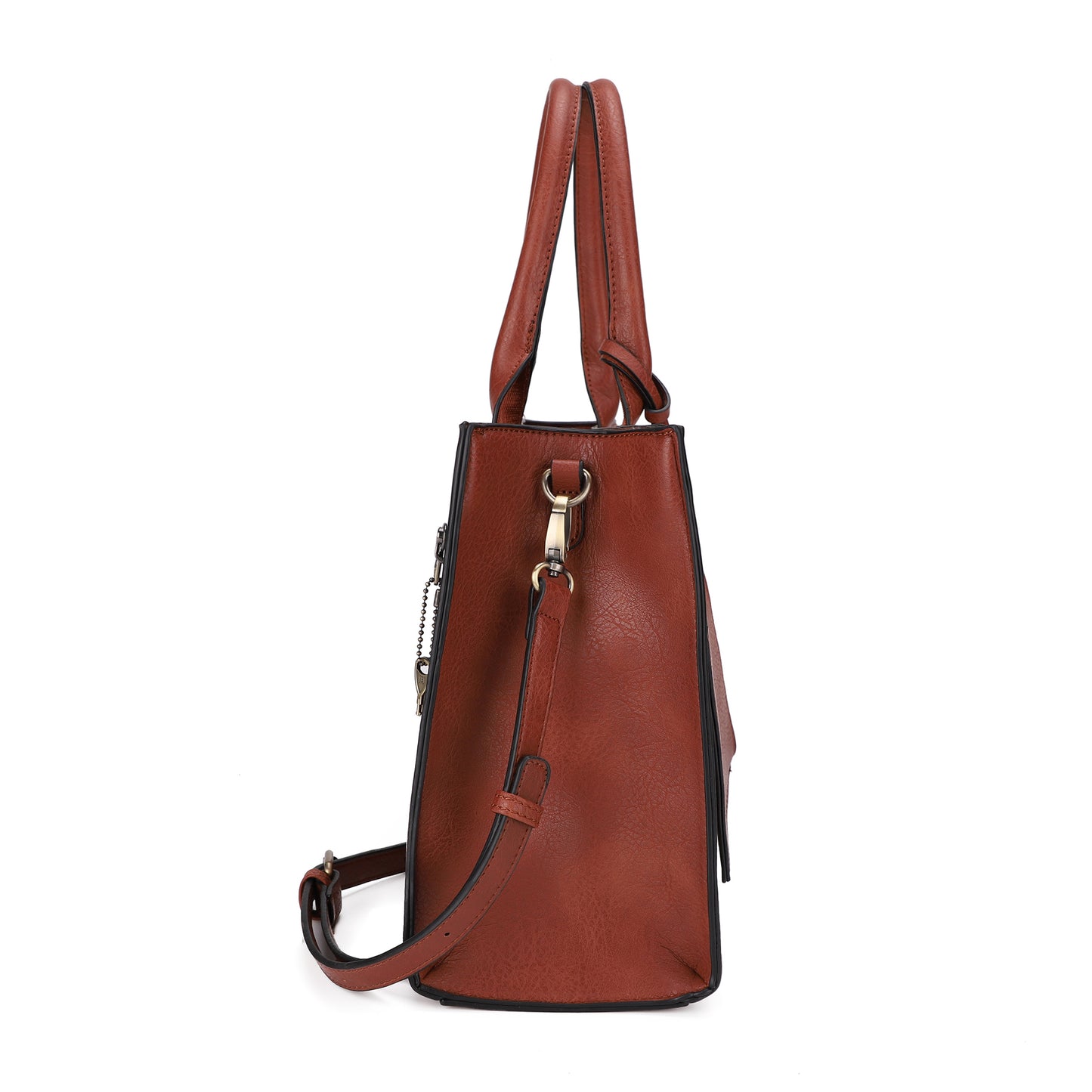 Kate Concealed Carry Lock and Key Satchel with Coin Pouch