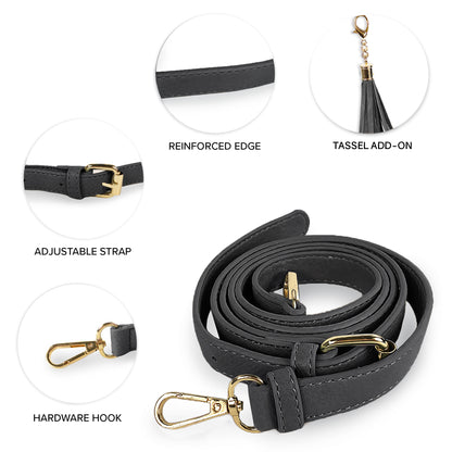 Replacement Shoulder Strap w/ Tassel - Gold Hardware