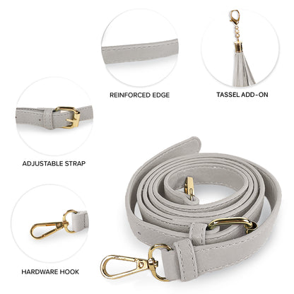 Replacement Shoulder Strap w/ Tassel - Gold Hardware