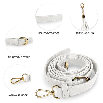 Replacement Shoulder Strap w/ Tassel - Gold Hardware