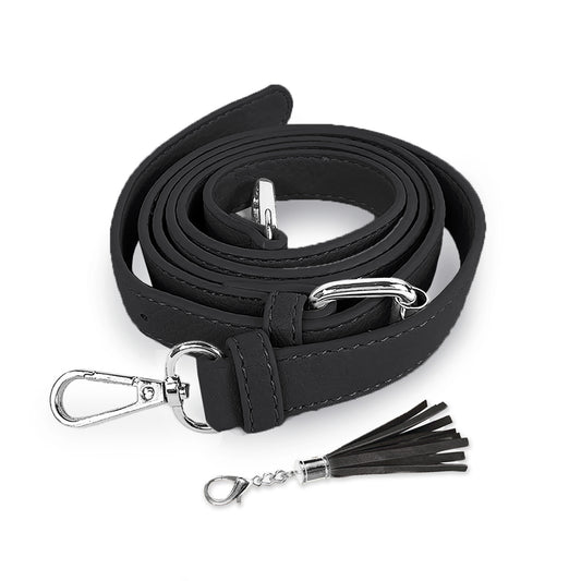 Replacement Shoulder Strap w/ Tassel - Silver Hardware