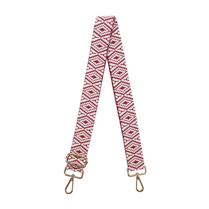 1.5 Inch Wide Replacement Webbing Strap with Gold Metal Hardware