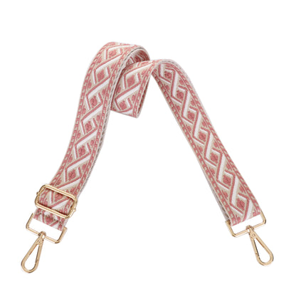 1.5 Inch Wide Replacement Webbing Strap with Gold Metal Hardware