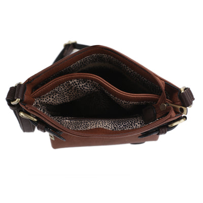 Hannah Concealed Carry Lock and Key Crossbody