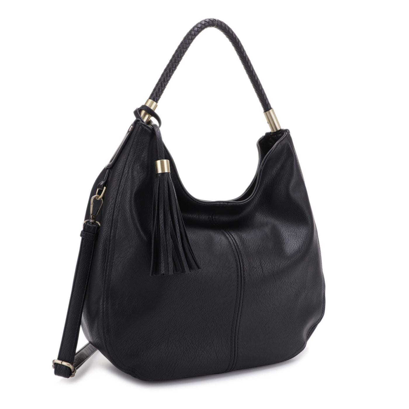 Sienna Concealed Carry Lock and Key Tassel Hobo Shoulder Bag