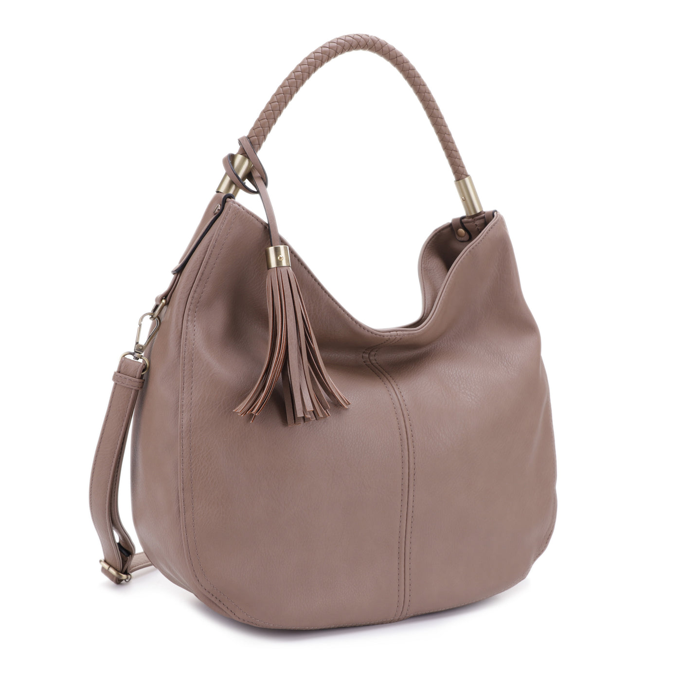 Sienna Concealed Carry Lock and Key Tassel Hobo Shoulder Bag