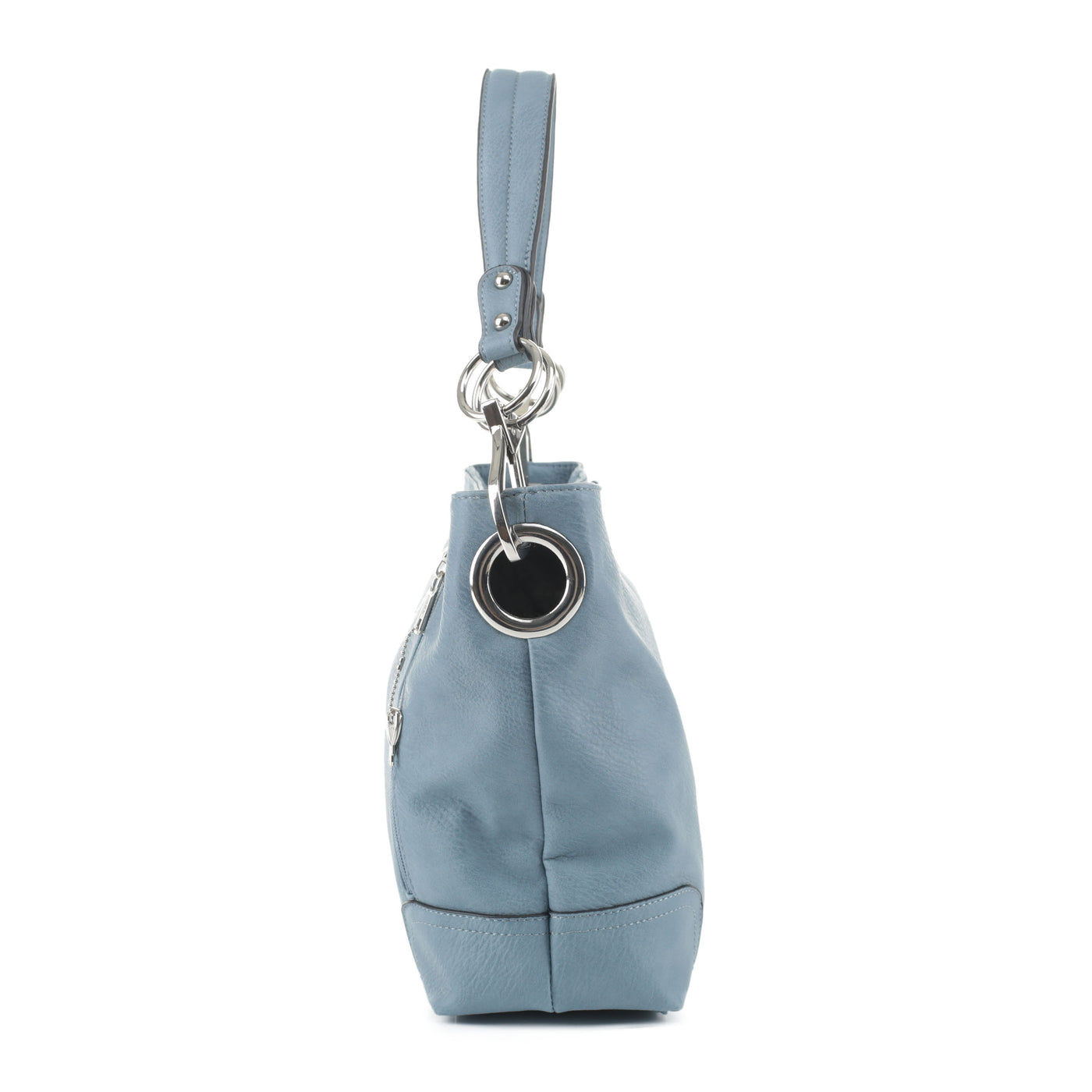 Lydia Lock and Key Hobo Shoulder Bag - JessieJames Handbags