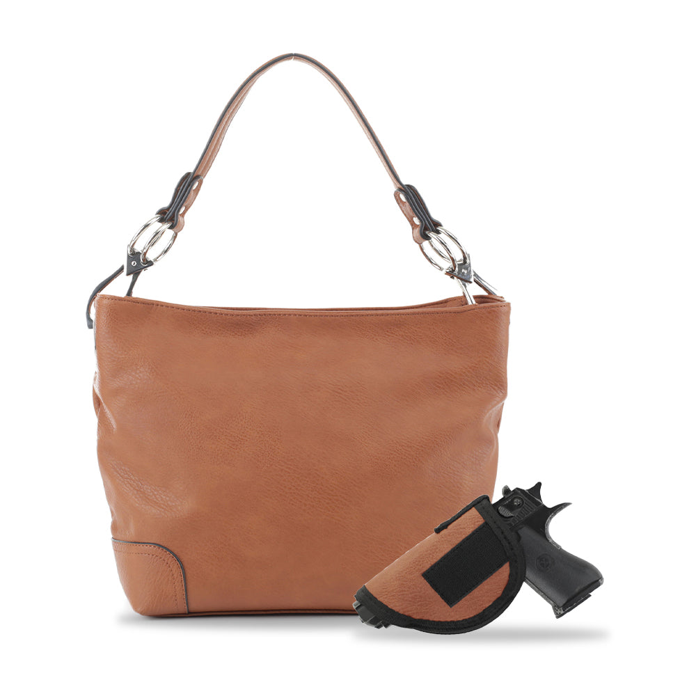 Lydia Key Frame Lydia Lock and Key Hobo Shoulder Bag