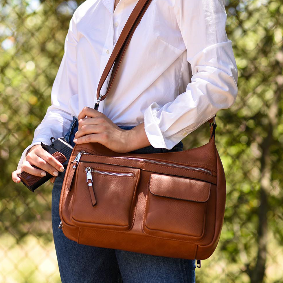 Elle Concealed Carry Hobo Handbag