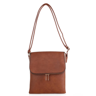 Cheyanne Concealed Carry Crossbody with Lock and Key - JessieJames Handbags