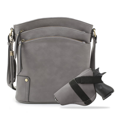 Robin Concealed Carry Lock and Key Crossbody - JessieJames Handbags