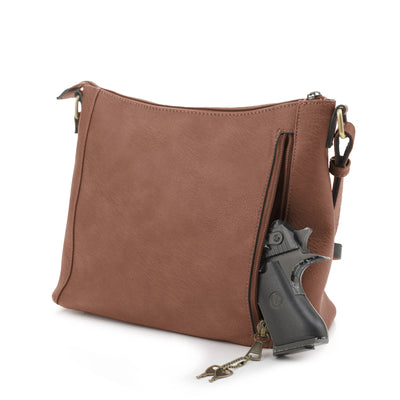 Esther Concealed Carry Lock and Key Crossbody