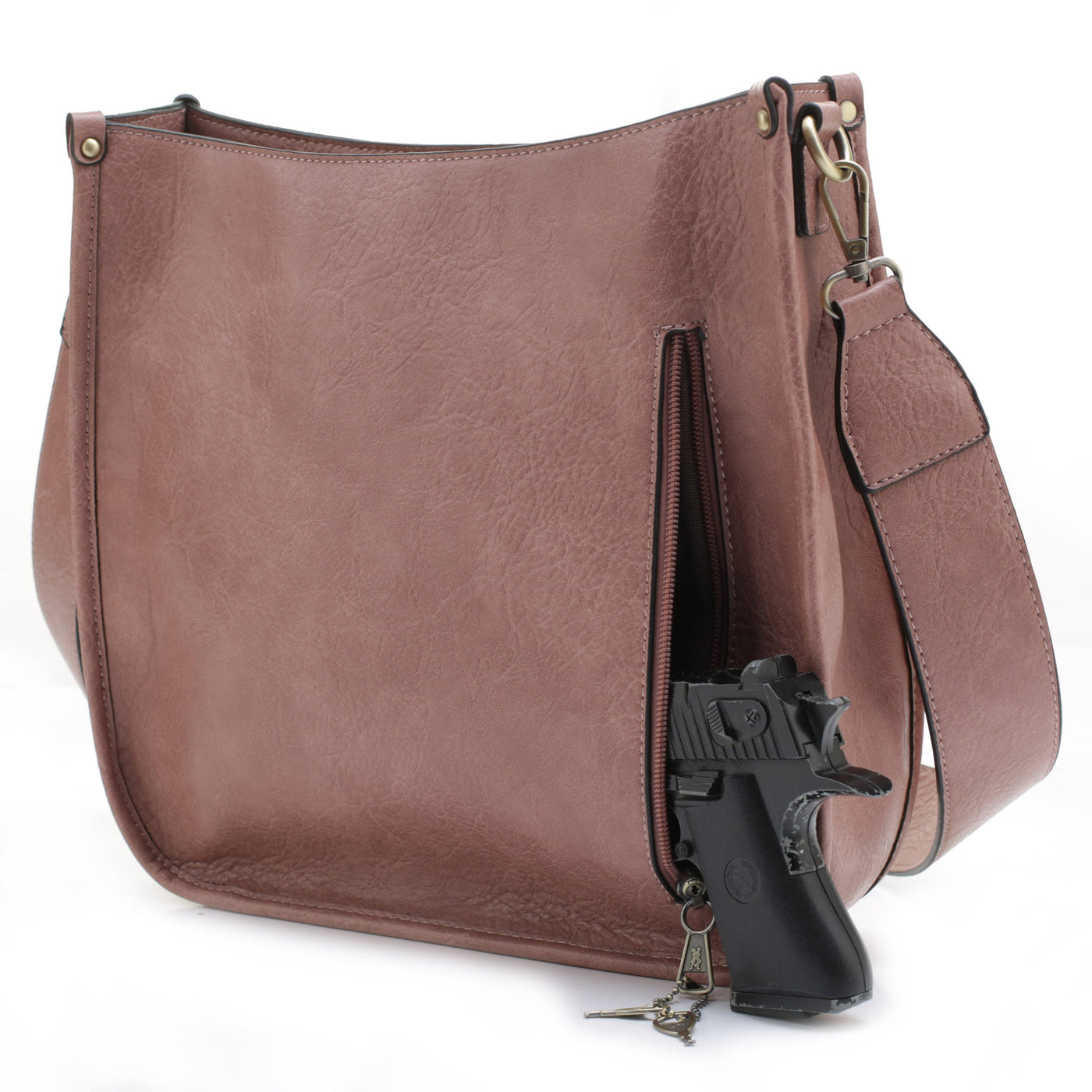 Ava Concealed Lock and Key Crossbody