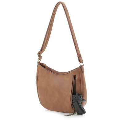 Emily Concealed Carry Hobo with Whipstitch